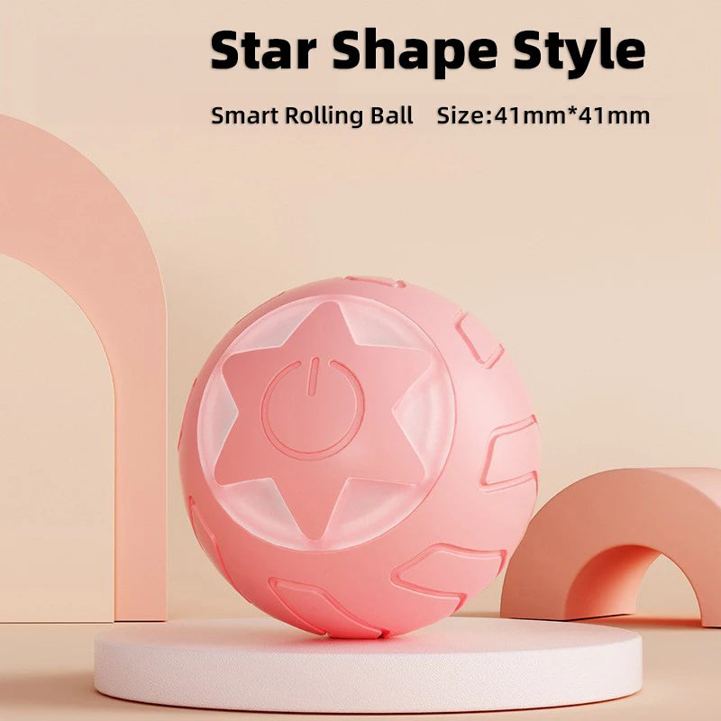 Pet Automatic Rolling Cat Toy Training Kitten