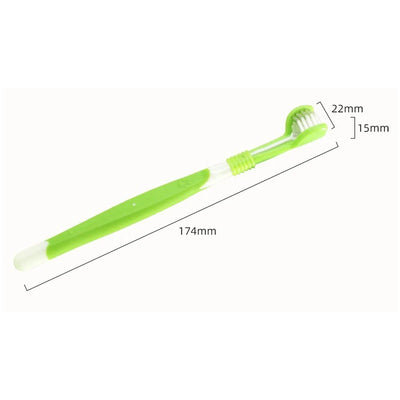 Sided Pet Toothbrush Dog Plastic Toothbrush