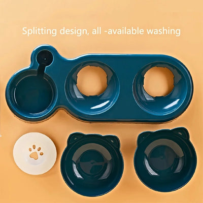 Pet Bowls With Water Feeder Ear Design