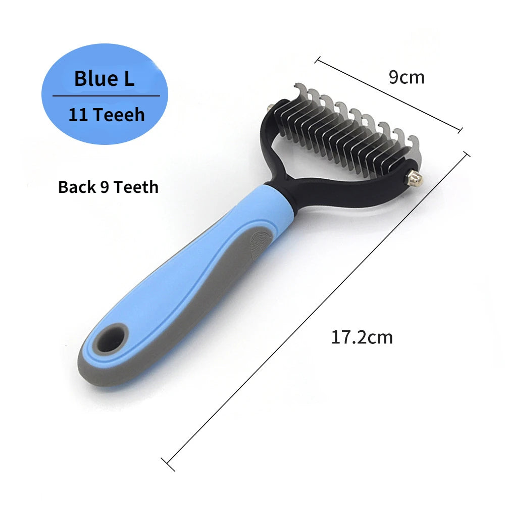 Professional Pet Deshedding Brush Dog Hair