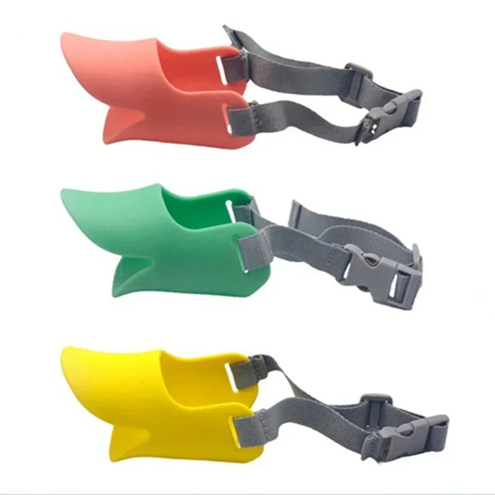 Dog Muzzle Silicone Duck Muzzle Mask for Pet