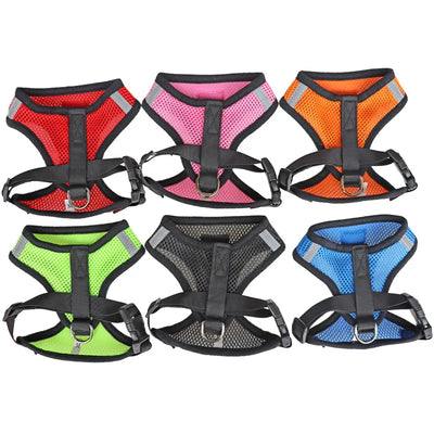 Cat Dog Harness with Lead Leash Adjustable